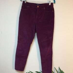 Boden plum purple corduroy pants EUC